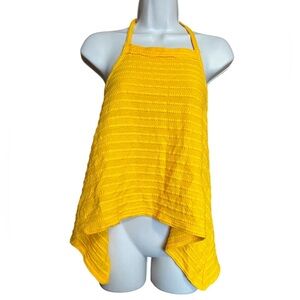 FP Beach Free People Halter Top Open Back Size Large